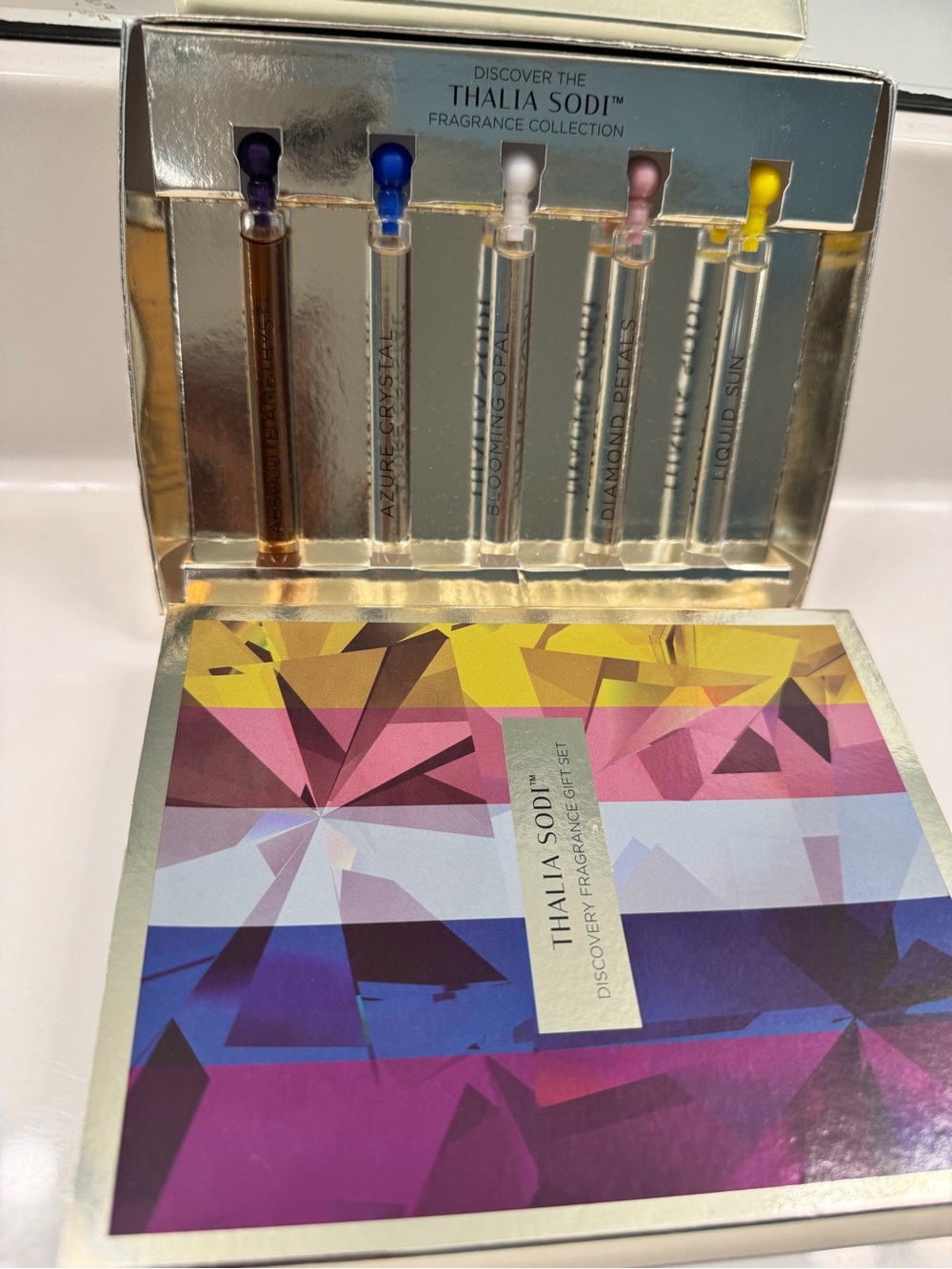 Thalia Sodi Multicolor Fragrance Vial Set (purple, blue, white, pink, yellow)